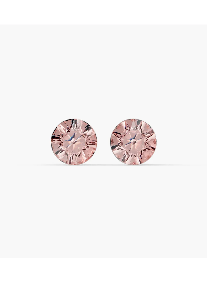 Seona  Seona Aurora Crystal Earrings for Women, Hypoallergenic Stainless Studs | Stud Earrings for Sensitive Ears, Small Lightweight Non-Tarnish Jewelry, Dual Closure Design | 6mm |Vintage Rose for Women | Best Price UAE