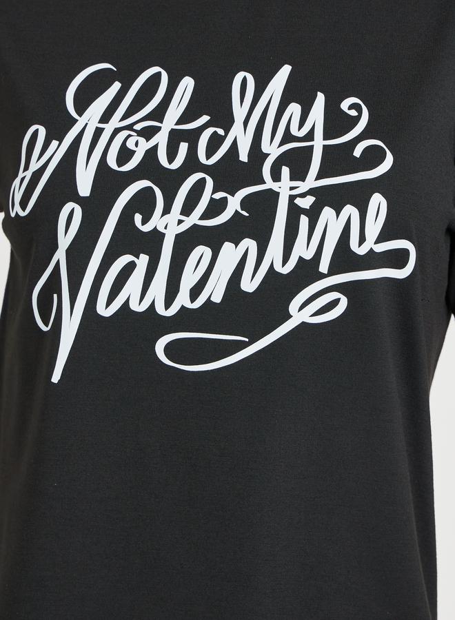 Take Two Take Two Slogan Printed Short Sleeve T-Shirt and Joggers Co-Ords  - Image 3