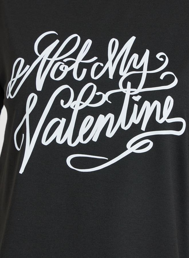 Take Two Take Two Slogan Printed Short Sleeve T-Shirt and Joggers Co-Ords  - Image 4