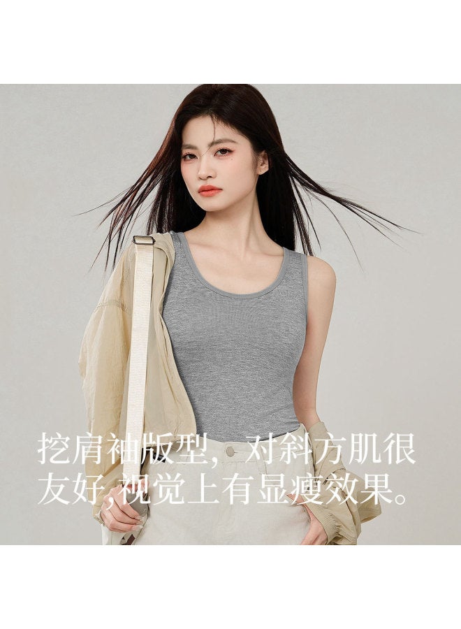 Top melon Versatile Slimming Women'S Camisole With Built-In Bra, Suitable For Outer Wear - Image 5
