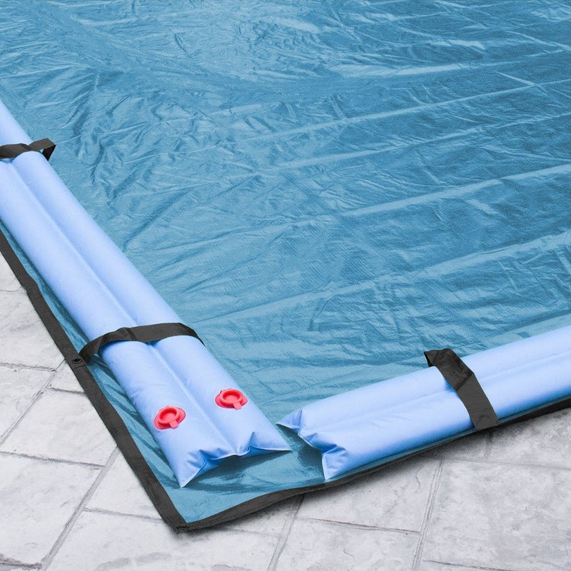 Robelle 12 x 24 ft Heavy Duty Mesh Blue Winter Pool Cover for Inground Pools, 4 ft Overlap (16 x 28 ft Cover Size), 10 x 10 Scrim, 3.1 oz/yd2, 10-Year Warranty, Style: 541224R-ROB - Image 4