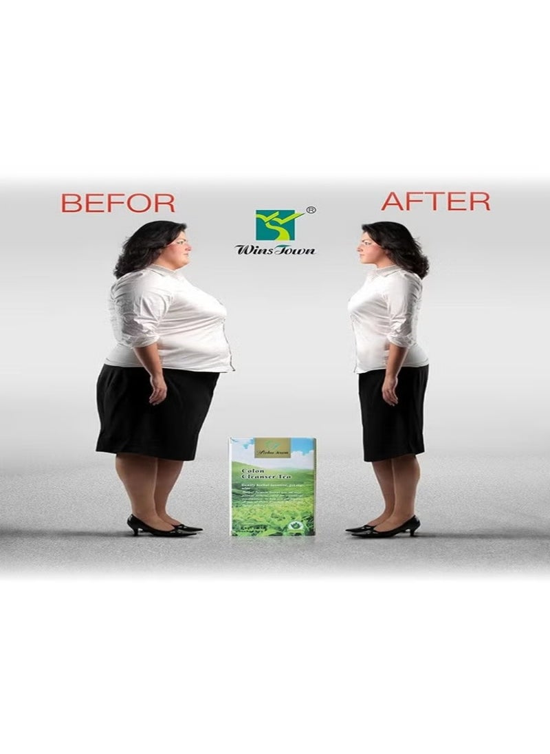 Wins Town Colon Cleanser Tea, Herbal Laxative Tea, Relieve Constipation and Body Detox, Supports Healthy Gut and Digestion, 20 Tea Bags  - Image 4