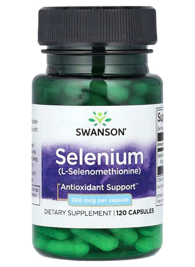 SWANSON Selenium 200 mcg 120 Capsules