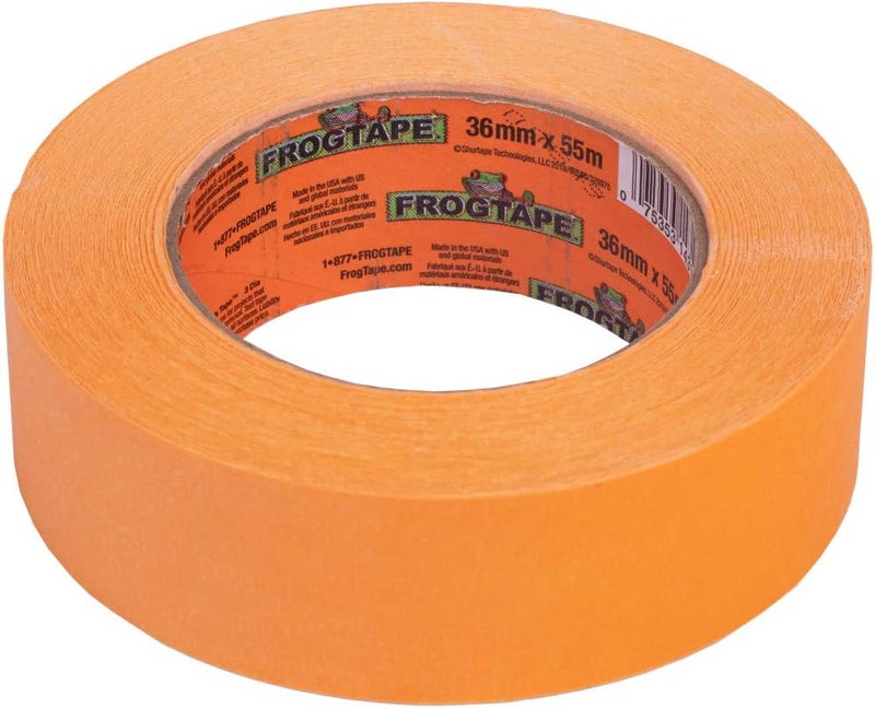 FrogTape FrogTape ProGrade Orange Painters Tape 15 Inch Wide 141 In x 60 Yds High Adhesion Paint Tape for Indoor  Outdoor Applications Orange 4 Rolls 242808  - Image 2