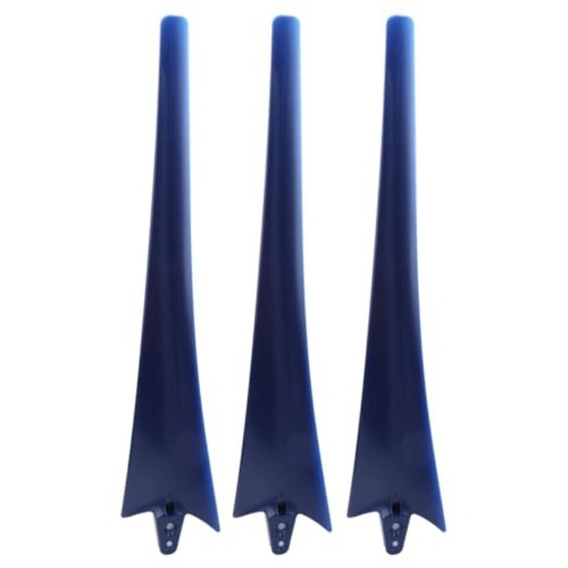 Durable 1200W Small Wind Generator with 3 Blades for Environmental Charging on Boats and Terraces Blue 18 - Image 4