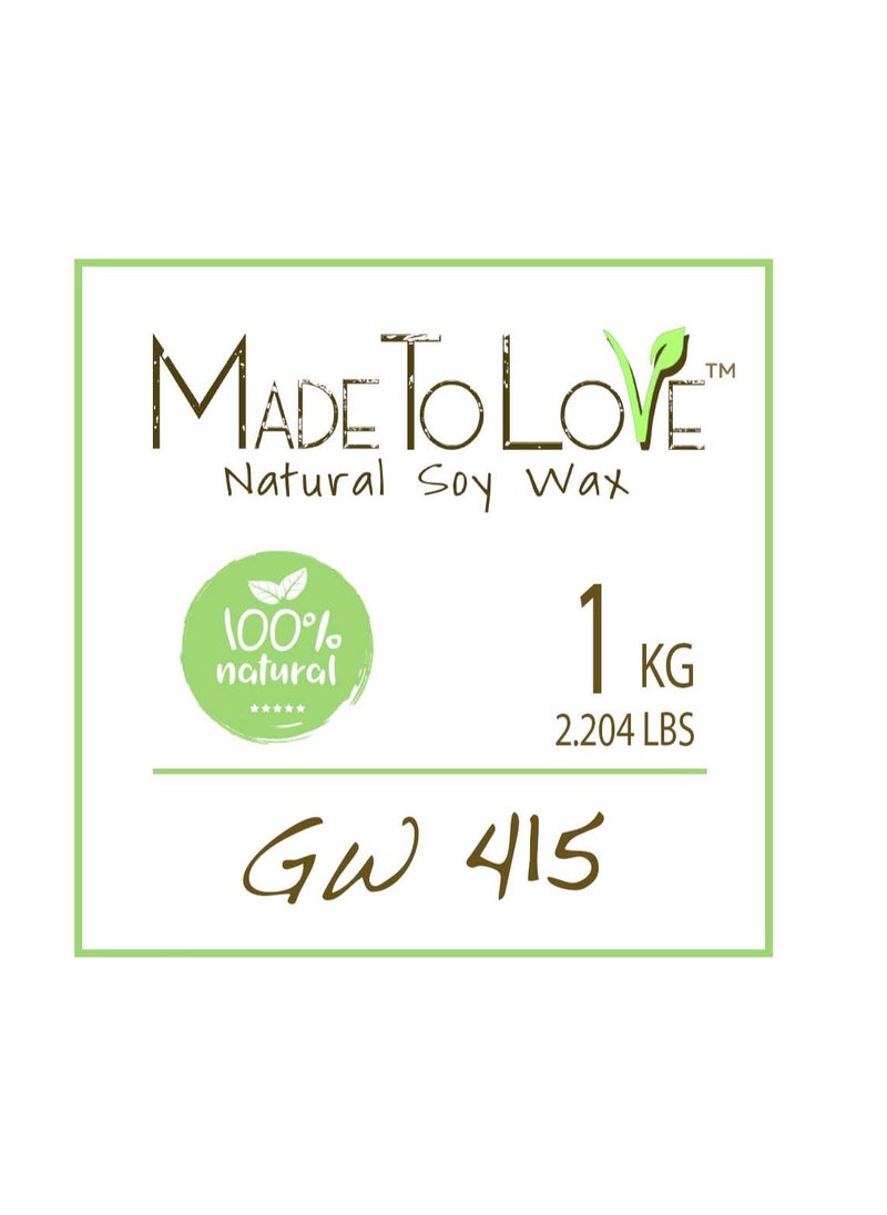 Made To Love Made To Love™ 415 Natural Soy Wax | Natural Soy Wax Flakes for Candle Making and DIY Projects | All-Natural | Paraffin-Free | Candle Making Supplies  - Image 3