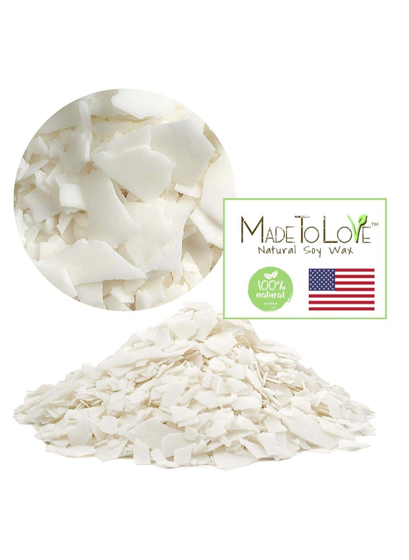 Made To Love Made To Love™ 415 Natural Soy Wax | Natural Soy Wax Flakes for Candle Making and DIY Projects | All-Natural | Paraffin-Free | Candle Making Supplies  - Image 2
