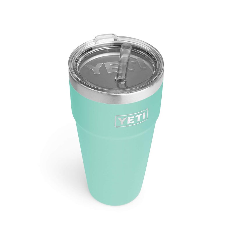 YETI Rambler 26 oz Straw Cup, Vacuum Insulated, Stainless Steel with Straw Lid, Seafoam - Image 1