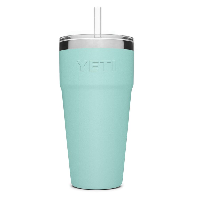YETI Rambler 26 oz Straw Cup, Vacuum Insulated, Stainless Steel with Straw Lid, Seafoam - Image 5