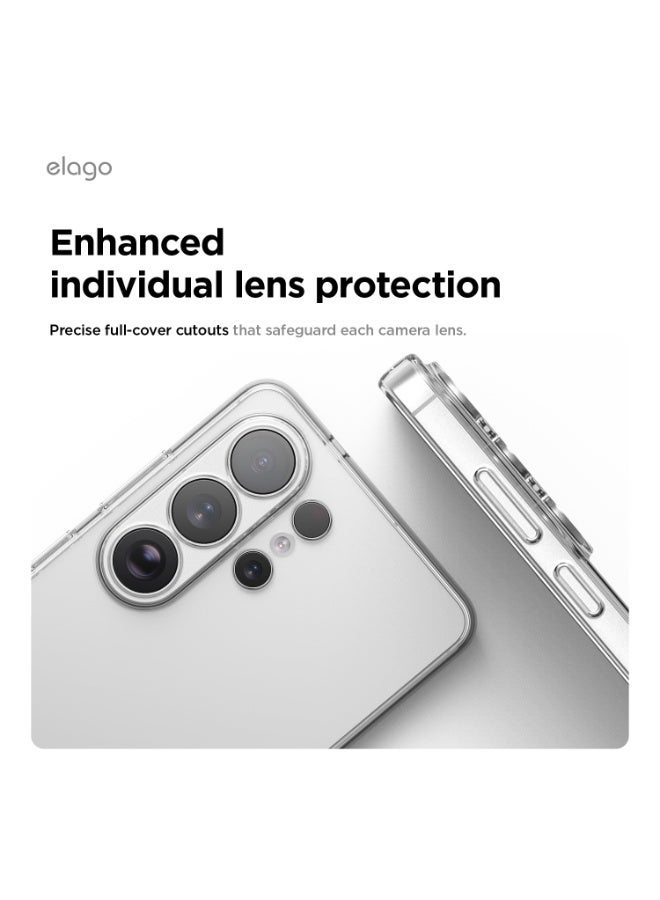 Elago Hybrid for Samsung Galaxy S26 ULTRA (2026) Case cover with Shockproof TPU Bumper, PC Back, Slim & Lightweight Protection - Transparent - Image 3