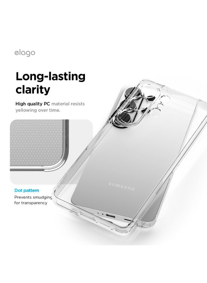 Elago Hybrid for Samsung Galaxy S26 ULTRA (2026) Case cover with Shockproof TPU Bumper, PC Back, Slim & Lightweight Protection - Transparent - Image 4