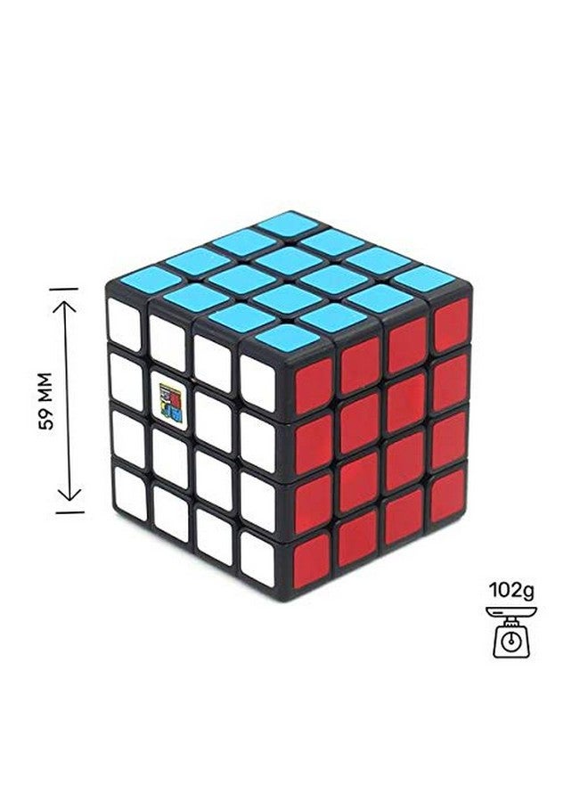 Cubelelo MFJS MeiLong 4x4 Black Puzzle Speed Cube for Kids & Adults Magic Speedy Stress Buster Brainstorming Puzzles Cube (Multicolor) - Image 4