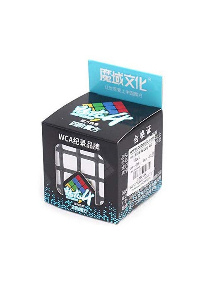 Cubelelo MFJS MeiLong 4x4 Black Puzzle Speed Cube for Kids & Adults Magic Speedy Stress Buster Brainstorming Puzzles Cube (Multicolor) - Image 5