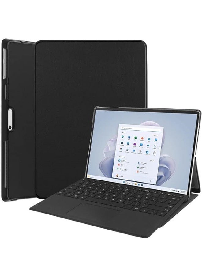 Compatible with Microsoft Surface Pro 11 (2024) 13 inch Case,PU Leather Flip Stand Hard PC Back Cover for Funda Surface Pro 11 Tablet Case  - Image 1