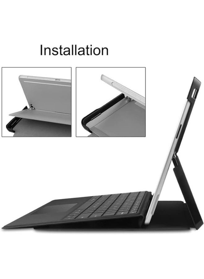 Compatible with Microsoft Surface Pro 11 (2024) 13 inch Case,PU Leather Flip Stand Hard PC Back Cover for Funda Surface Pro 11 Tablet Case  - Image 2