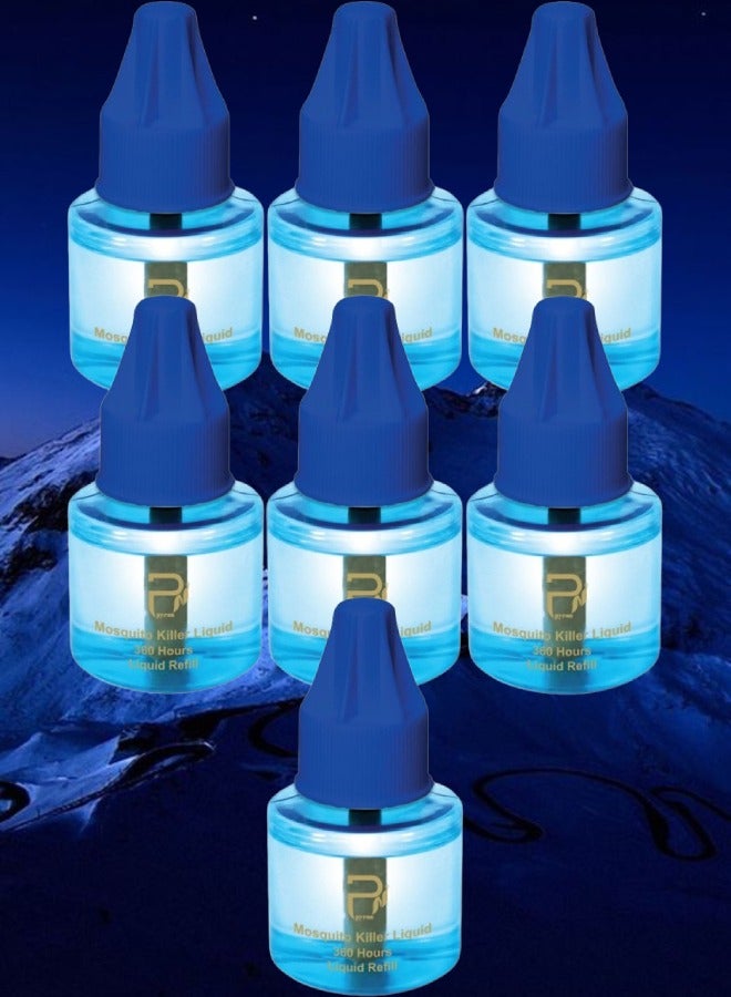 PYRON 7 Pieces Mosquito Repelling Liquid Lasts 1080 Hours With Beautiful Perfume Smell 45ml - Image 1
