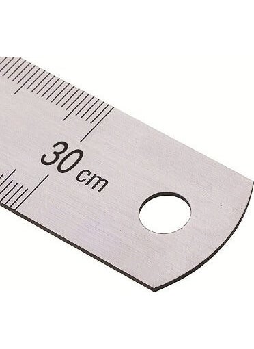 Kraf Steel Ruler 30 Cm Inch Size 530G  - Image 2