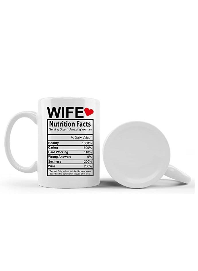 PRINTSHOP4ME - Happy Anniversary Couple Mug Gifts | Best Anniversary MUG | Wedding Anniversary Mug | Anniversary Couple Mug| COFFEE MUG - Set of 2 Pcs  (Design 2) - Image 1