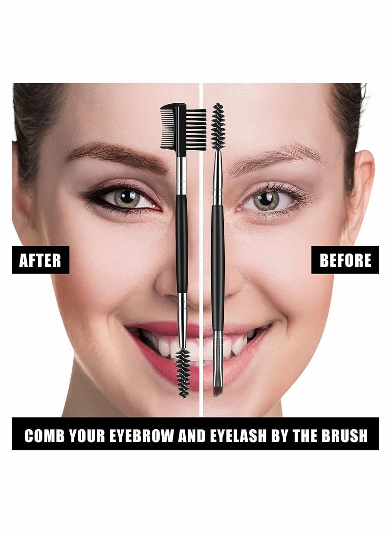 Eyebrow Brush and Comb Spoolie Set, Professional Makeup Tool