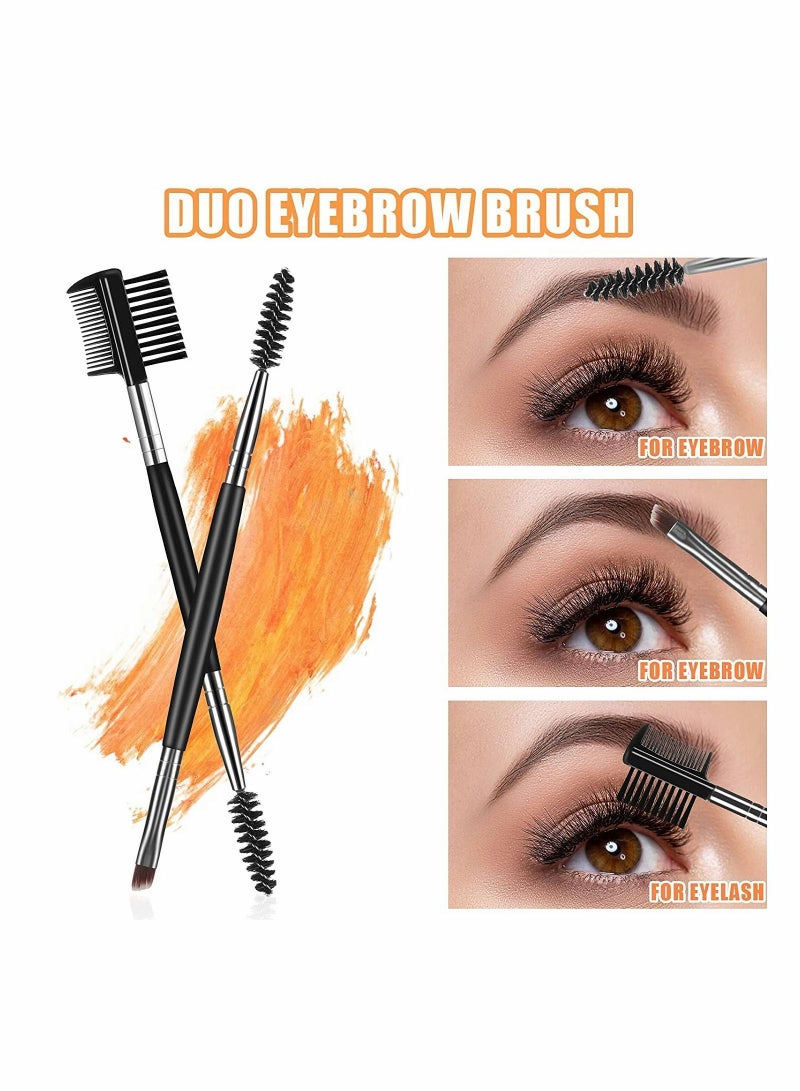 Eyebrow Brush and Comb Spoolie Set, Professional Makeup Tool