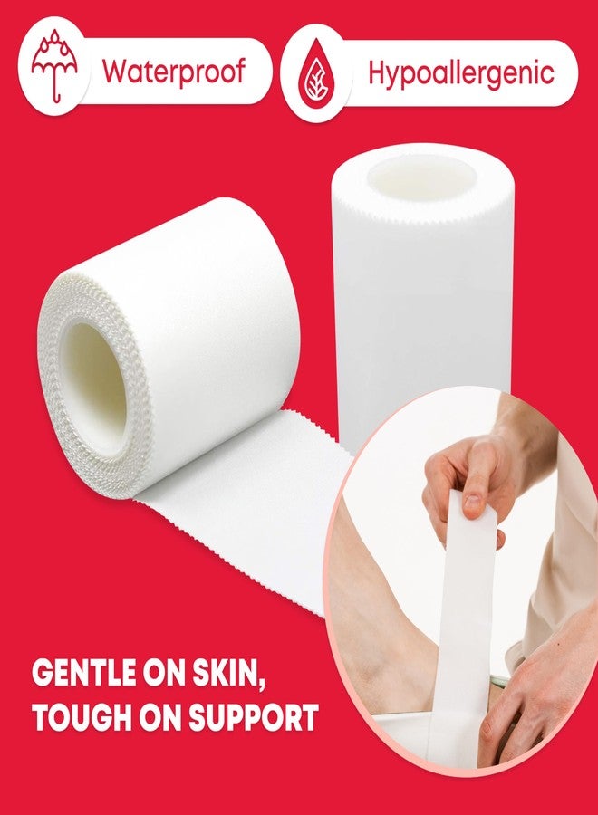 Ever Ready First Aid Adhesive Silk Cloth Tape Roll - Latex Free - 2" x 10 yds - 6 Count - Image 4