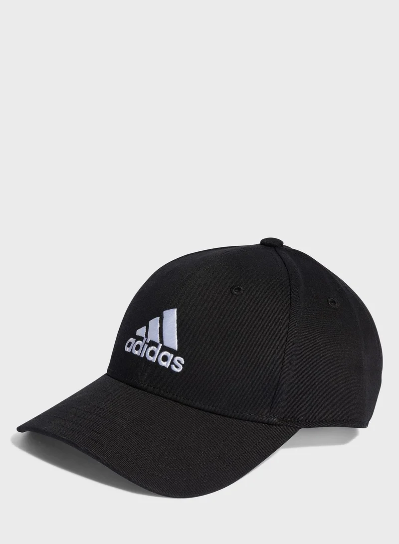 adidas قبعة بيسبول قطنية من نسيج تويل