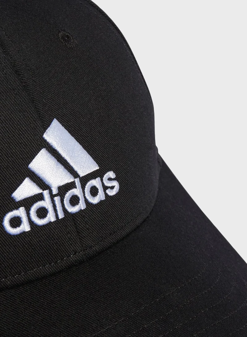 adidas قبعة بيسبول قطنية من نسيج تويل