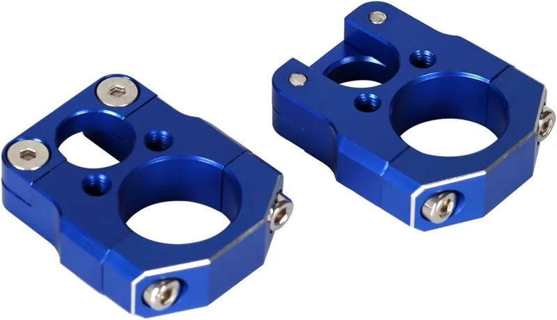Yurefax CNC Motorcycle Brake Hose Clamp - Blue - Image 4