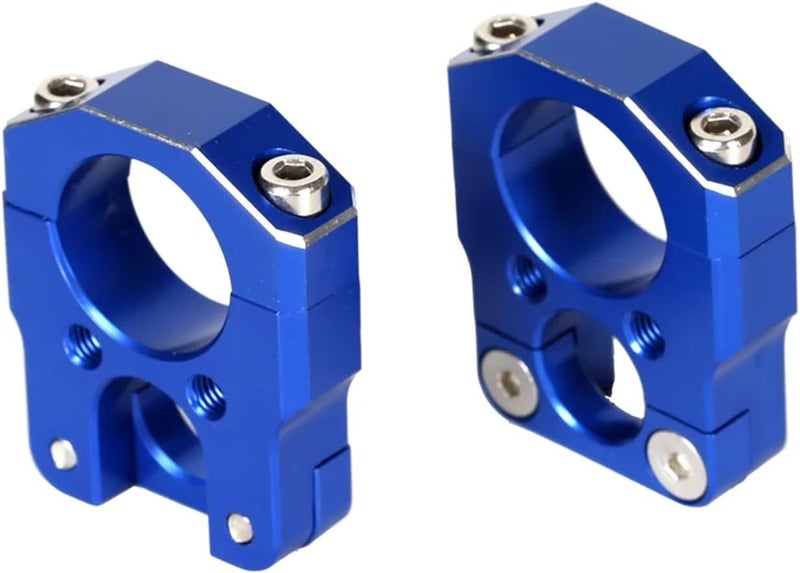 Yurefax CNC Motorcycle Brake Hose Clamp - Blue - Image 1