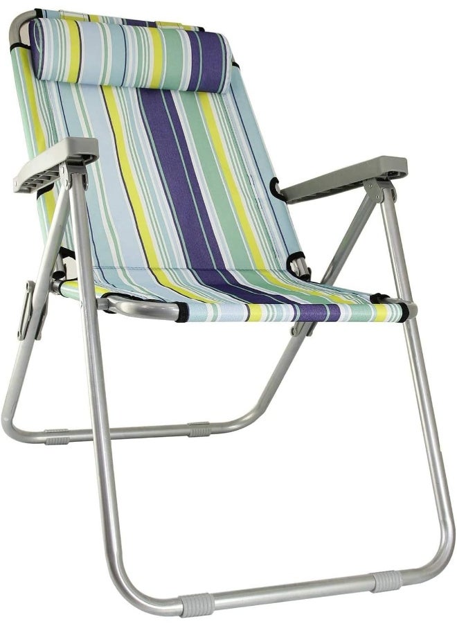 GO2CAMPS Alsaqer Camping Chair with Headrest-Folding Chair-Picnic Chair-Beach for Garden Balcony or Festivals Outdoor Collapsable as Fishing Chair,Festival  - Image 5