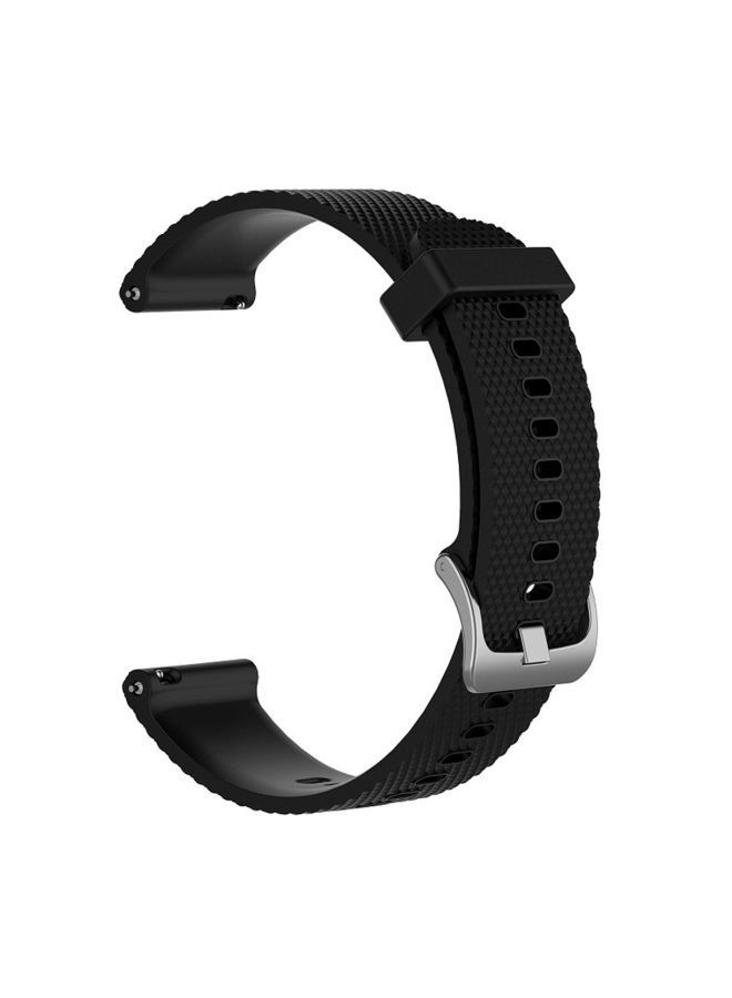 NIBEMINENT Replacement Strap For Polar Vantage 22centimeter Black - Image 1