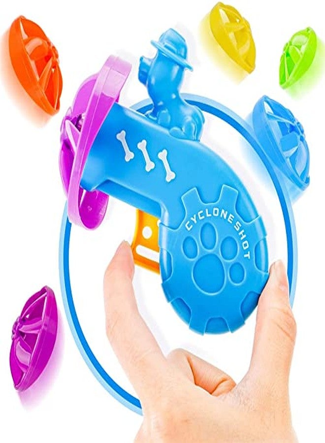 BUSHIKO Cat Fetch Toy - Cat Tracks Cat Toy - Fun Levels of Interactive Play -Cat Toys with 5 Colors Flying Propellers Satisfies Kitty's Hunting, Chasing & Exercising Needs (1PC) - Image 1
