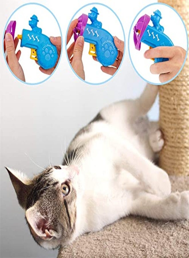 BUSHIKO Cat Fetch Toy - Cat Tracks Cat Toy - Fun Levels of Interactive Play -Cat Toys with 5 Colors Flying Propellers Satisfies Kitty's Hunting, Chasing & Exercising Needs (1PC) - Image 4