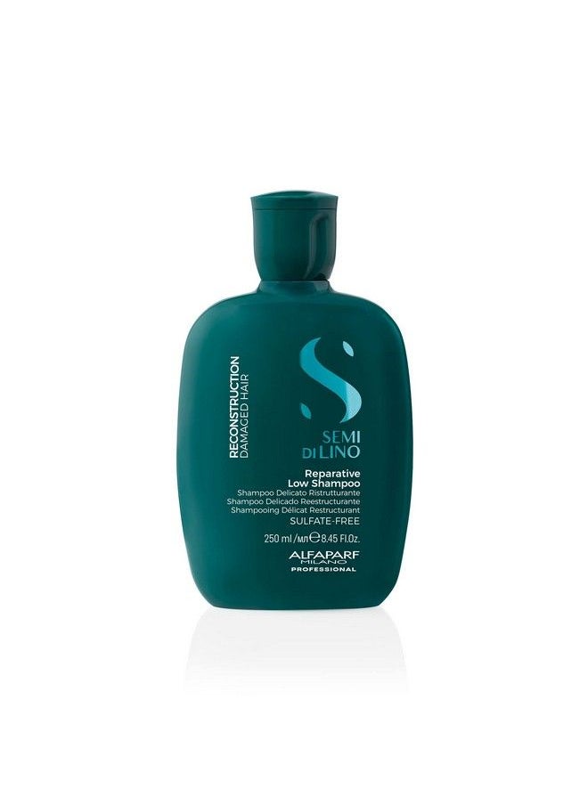 ALFAPARF MILANO Semi Di Lino Reconstruction Reparative Shampoo And Mask Set Sulfate Free Shampoo And Hair Mask For Damaged Hair Repairs Reconstructs Strengthens Adds Shine And Softness  - Image 3