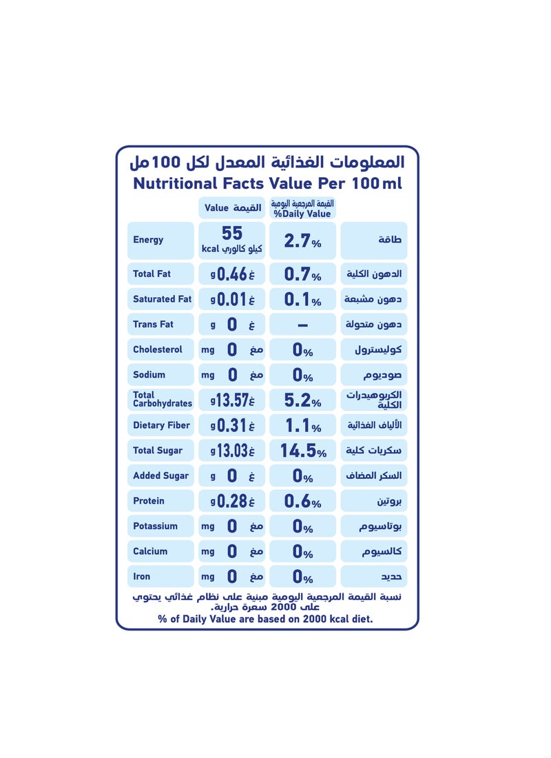 Lacnor Cocktail slim 100 Percent Juice, No Added Sugar 12 x 1L - Image 3