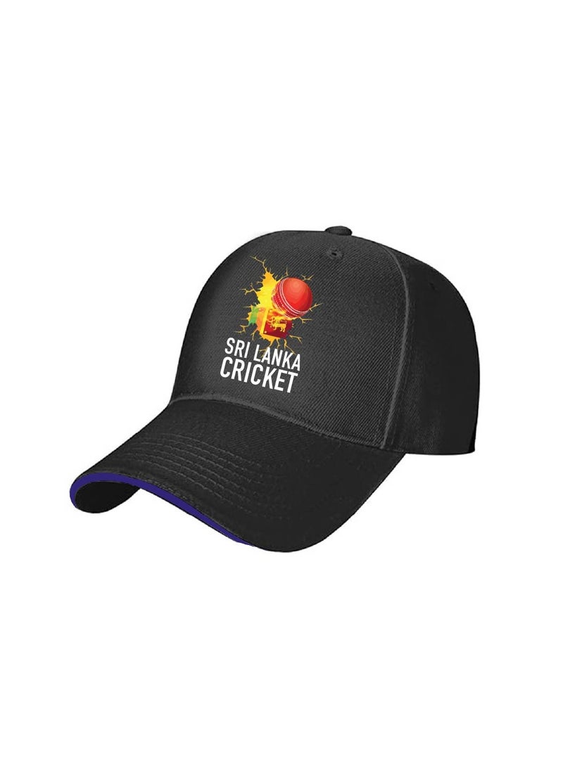 Sri Lanka Sports Fans Cricket Cap - Metal Adjustable Buckle Closure Cap for Men and Women - Sri Lanka Sports Cricket Caps for Fans - Unisex Cricket Cap for Sports Matches - Ideal for Everyday Wear - Image 2