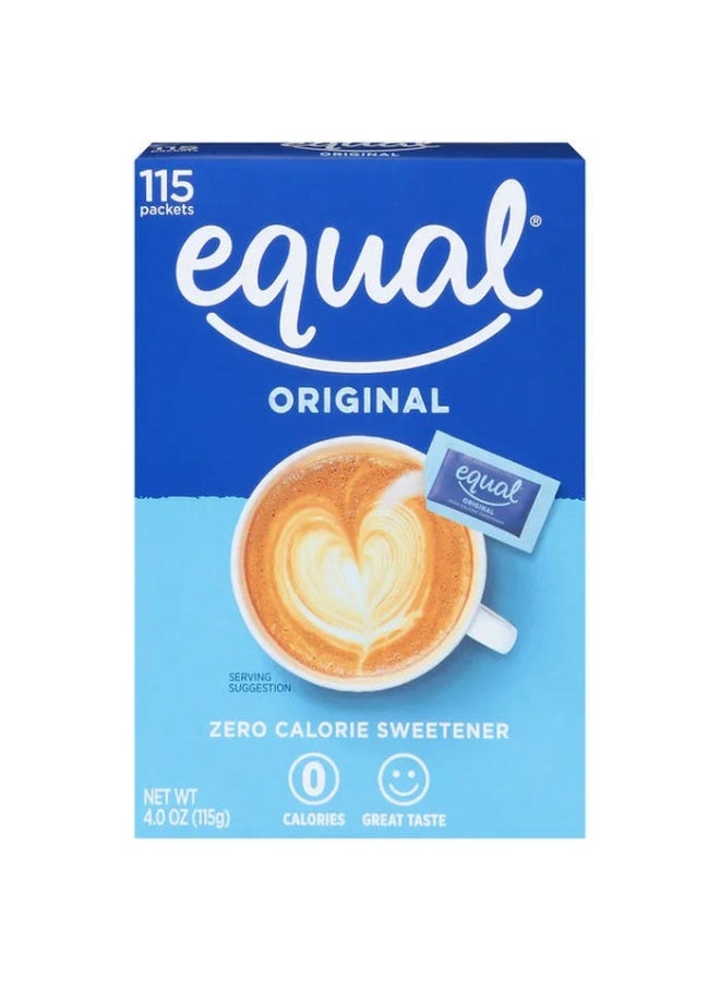 Equal Original Zero Calorie Sweetener Sugar Substitute Zero Calorie Sugar Alternative Sweetener Packets Sugar Alternative 115 Sachets Pack 115 G - Image 2