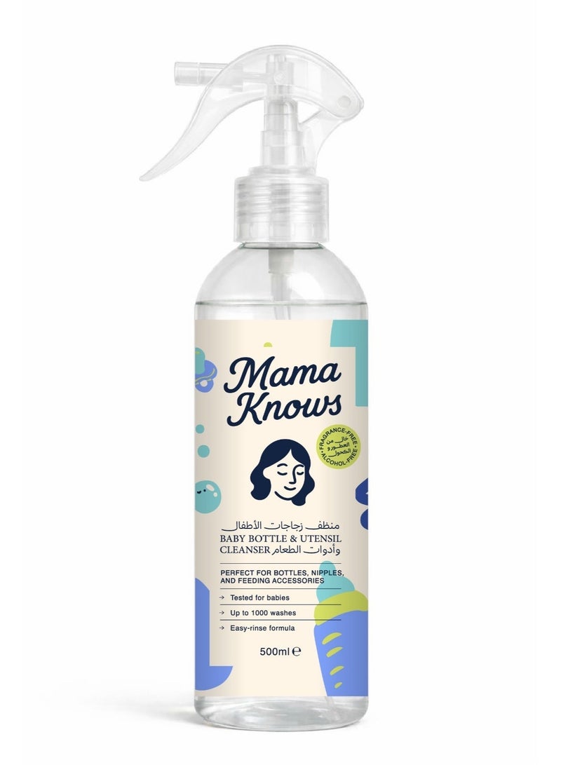Mama Knows – Milk Residue Baby Bottle Cleanser 500 ML - Image 1