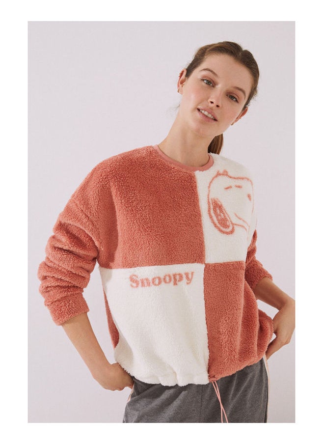 women'secret - Snoopy fur sweatshirt - Image 1