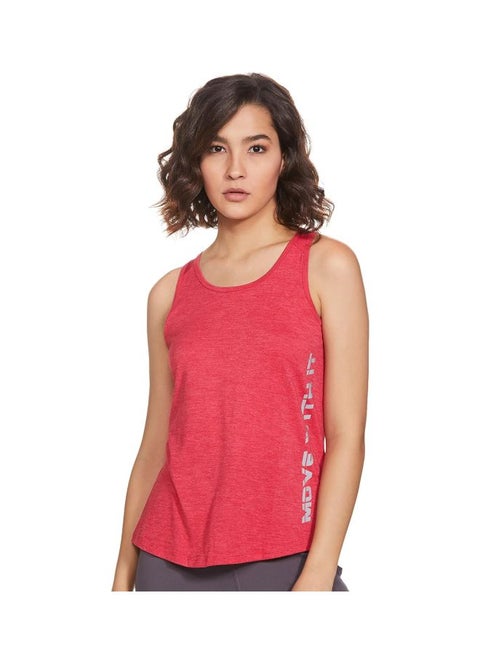 Jockey MW33 Women Microfiber Fabric Graphic Printed Tank Top with Breathable Mesh and Stay Dry Treatment