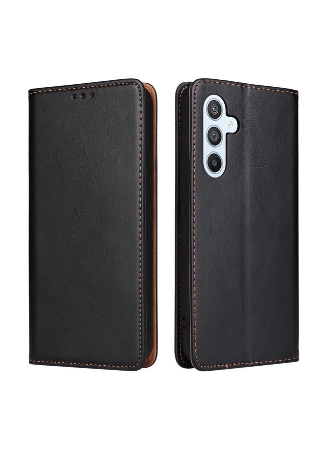 The Bros Case For Samsung Galaxy A54 5G Fierre Shann PU Genuine Leather Texture Leather Phone Case