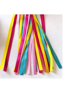 Daytoyz 1 Pair Rainbow Bike Streamers for Girls Boys, 2 Pack 10 Inch Colorful Bicycle Handlebar Streamers for Kids  - Image 3