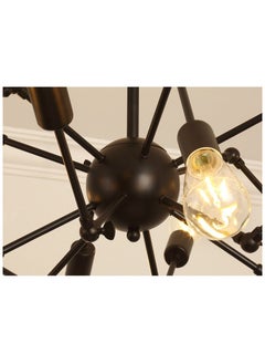Cluc Mesh Movable Chandelier - 8 Branch - Black  - Image 2