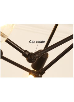 Cluc Mesh Movable Chandelier - 8 Branch - Black  - Image 3