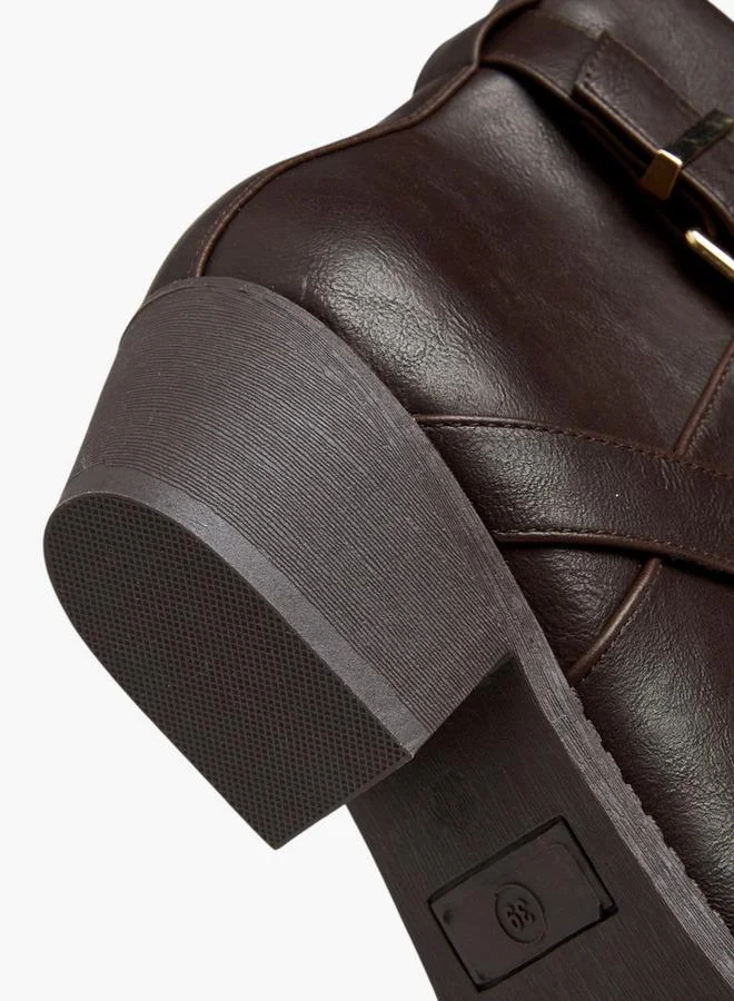 فلورا بيلا من شو إكسبرس جزمة كاحل صلبة بسحاب