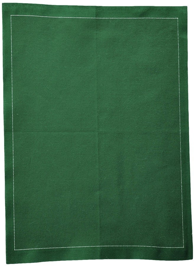 FIVE STAR NAPKINS مناديل كوكتيل فاخرة من فايف ستار، مطوية ربع طية، 30 منديل قطني فاخر للاستخدام مرة واحدة، مقاس 8 × 8 بوصة، مثالية لحفلات الكوكتيل المنزلية، وليالي الألعاب، والمشروبات، وأعياد الميلاد، وحفلات الزفاف، والعطلات، باللون الأخضر البريطاني الكلاسيكي. - Image 4