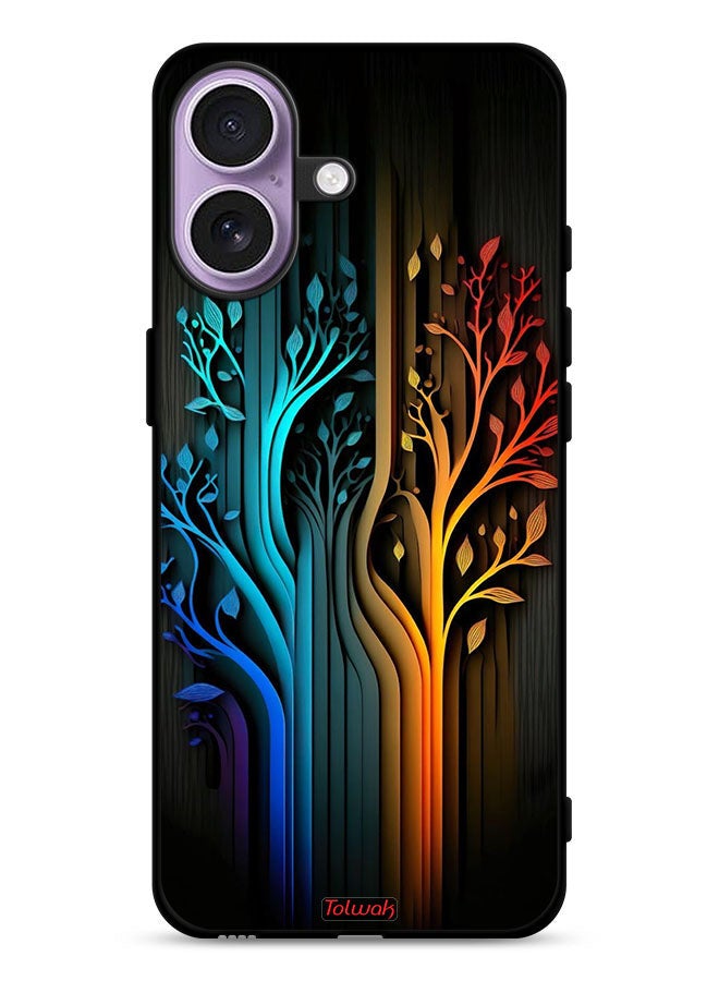 Tolwak Apple iPhone 17 Protective Case Cover Tree Leaves Art - Image 1
