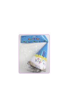 PARTY FUN Happy Birthday Paper Hats 9 Inch, 6 Pieces Perfect for Birthday Party  - Image 3