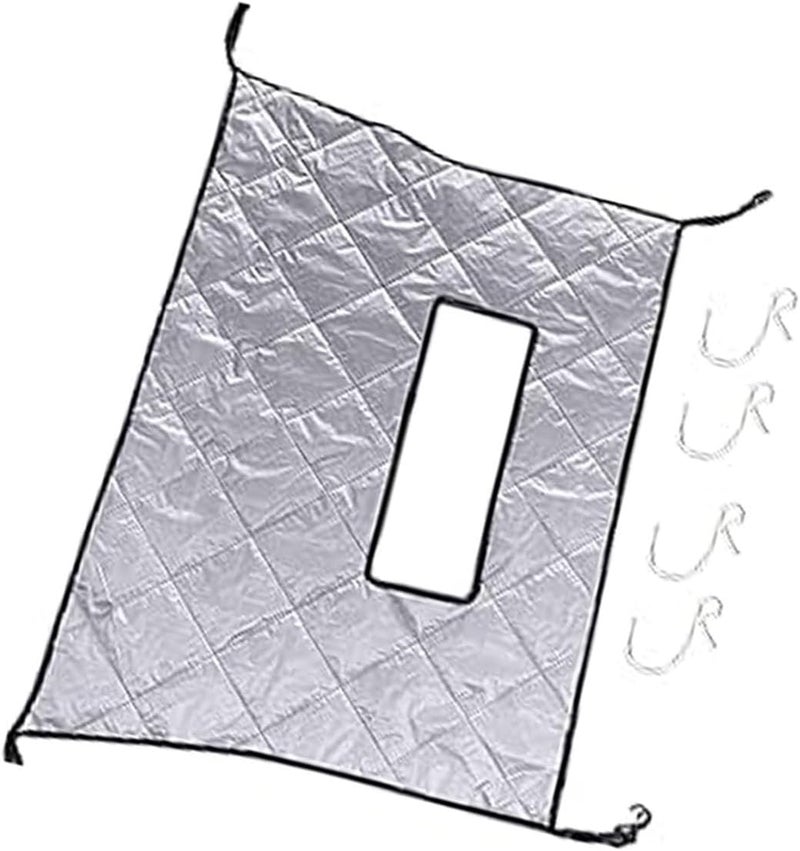 Winter Front Grille Cover, Car Dustproof & Snow Protector for SUV, RV, Truck & Cargo Van, Outdoor Vehicle Winter Garage Front Grille Shield - Image 1