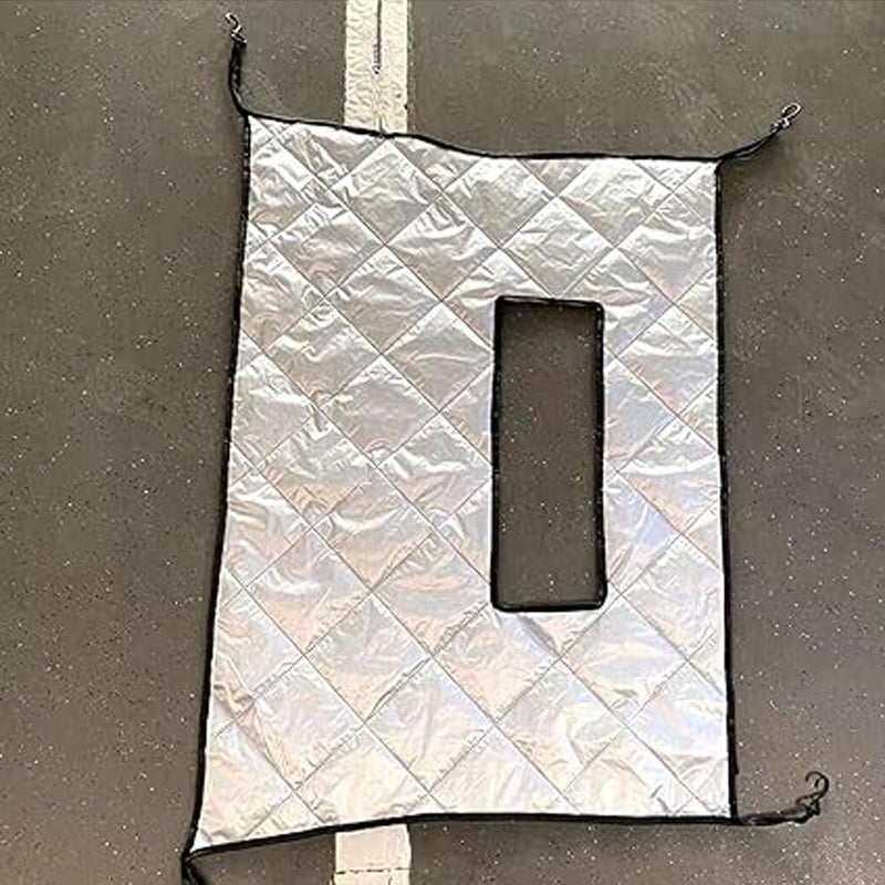 Winter Front Grille Cover, Car Dustproof & Snow Protector for SUV, RV, Truck & Cargo Van, Outdoor Vehicle Winter Garage Front Grille Shield - Image 3